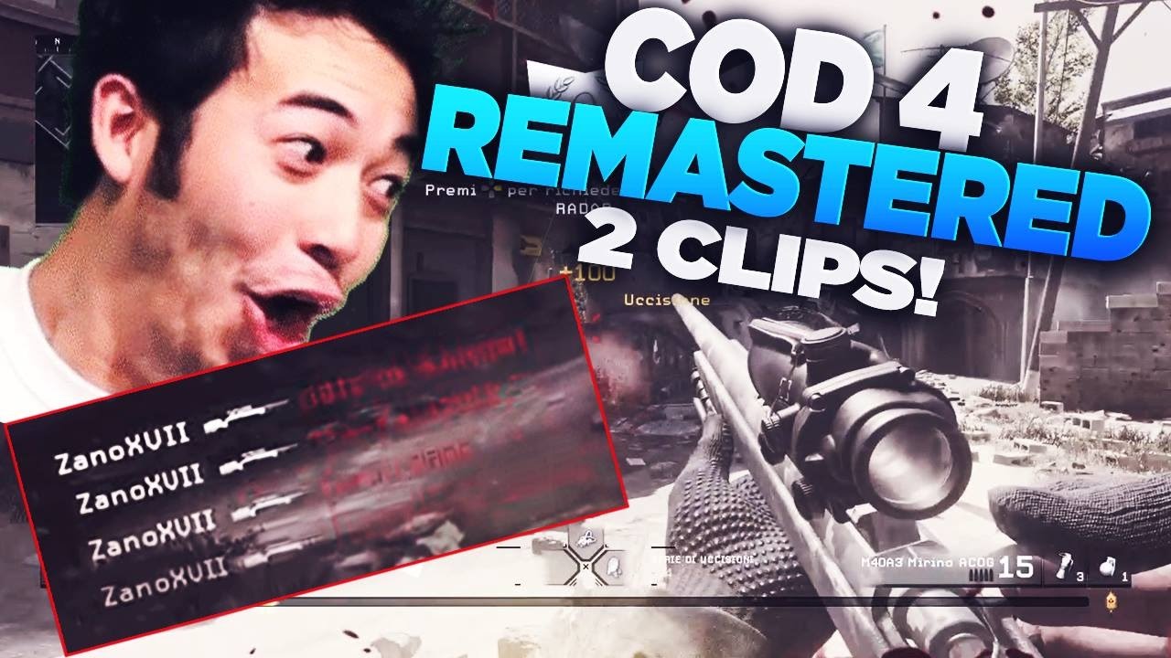 ZANO: MODERN WARFARE REMASTERED & CLIP DI CRISTO!