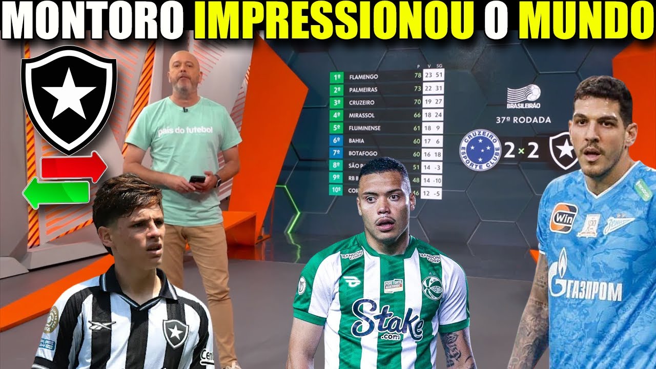 GLOBO ESPORTE BOTAFOGO! FEZ CONTATO COM JOGADOR, REFORÇOS E SAÍDAS! NOTÍCIAS DO BOTAFOGO DE HOJE