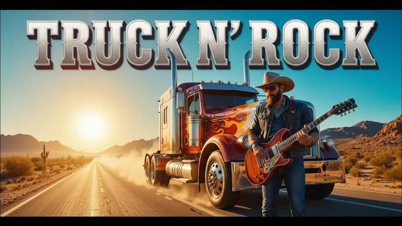 Truck N Roll – Long Distance Highway Rock | Easy Drive Playlist  #TruckMusic #CountryRock