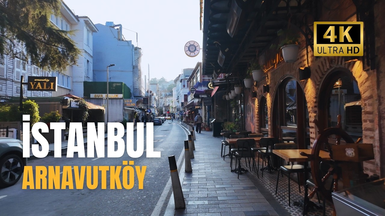 Istanbul Arnavutkoy : The Most Elegant Neighborhood - Walking Tour 4K 60p