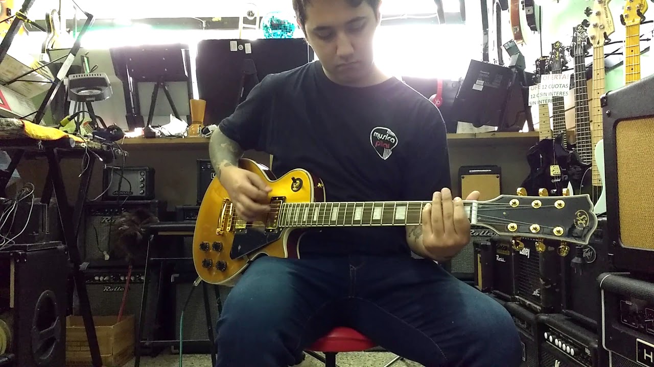 Sx les Paul Goldtop