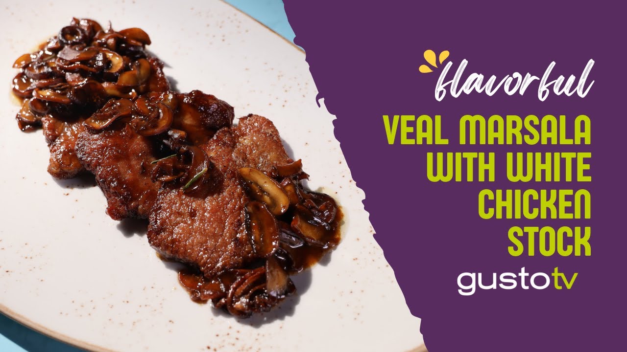 Veal Marsala with White Chicken Stock | The Wizard of Sauce | Kyle Crawford | Gusto TV