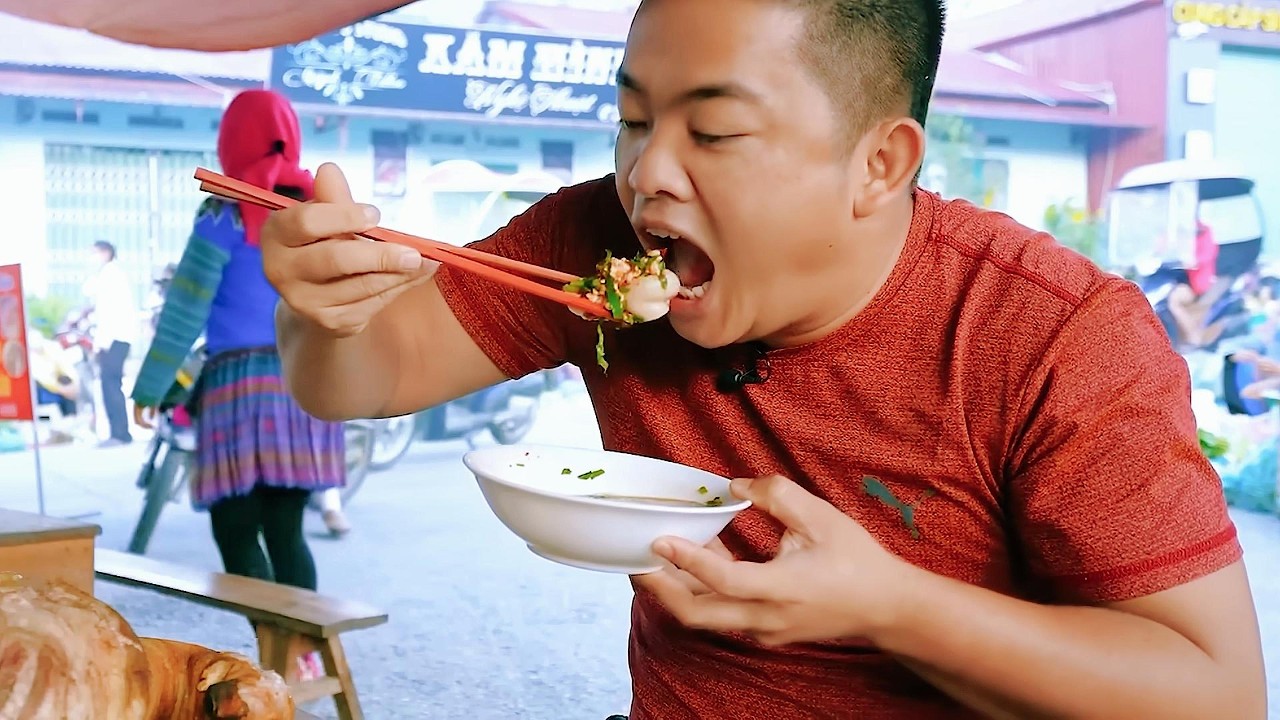 THƯỞNG THỨC ẨM THỰC CHỢ PHIÊN BẮC HÀ | TOÀN MÓN NGON VÙNG CAO | CHỢ PHIÊN TÂY BẮC