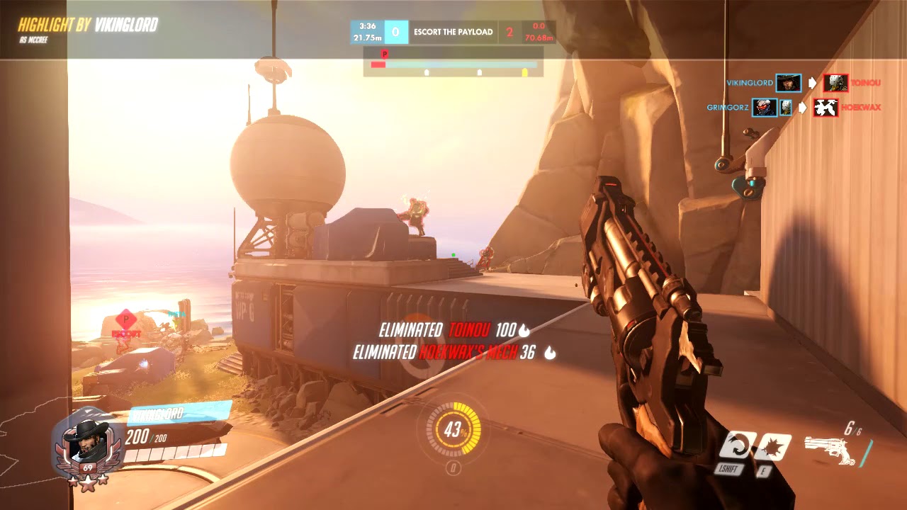 Mccree aim on point