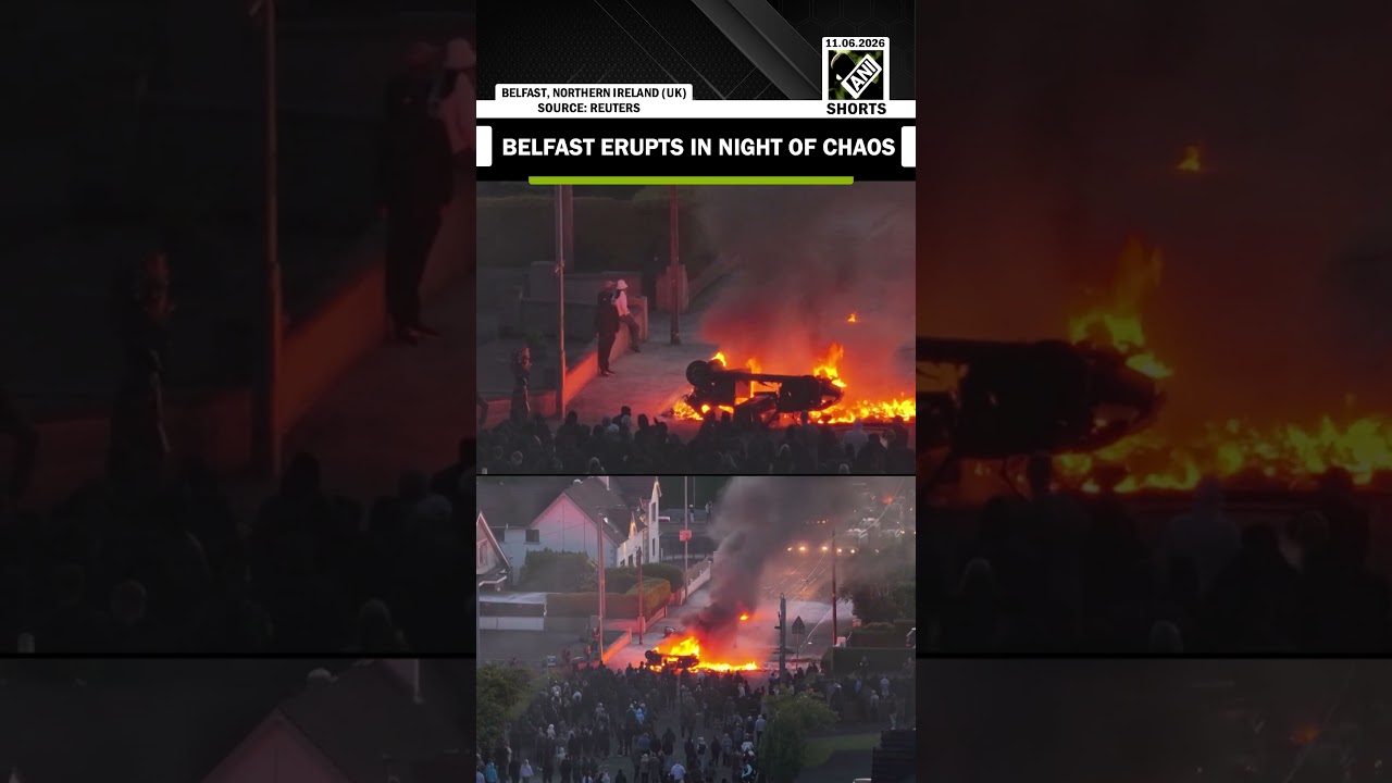 Belfast unrest after knife attack sparks protests; vehicle set ablaze, police intervene