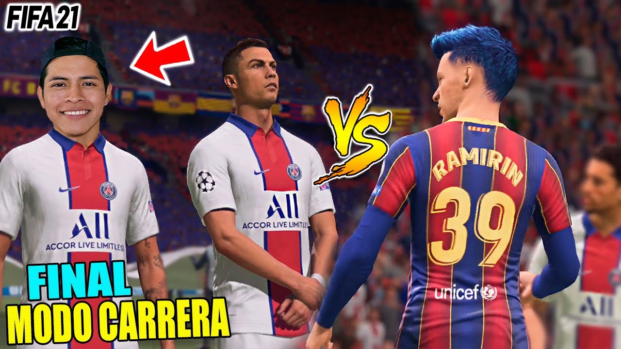ME ENFRENTO AL BARÇA de RAMIRIN en el MODO CARRERA 😱 *CAPITULO FINAL*