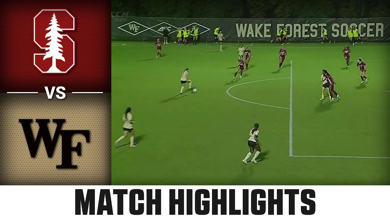 Stanford vs. Wake Forest Match Highlights | 2024 ACC Women's Soccer