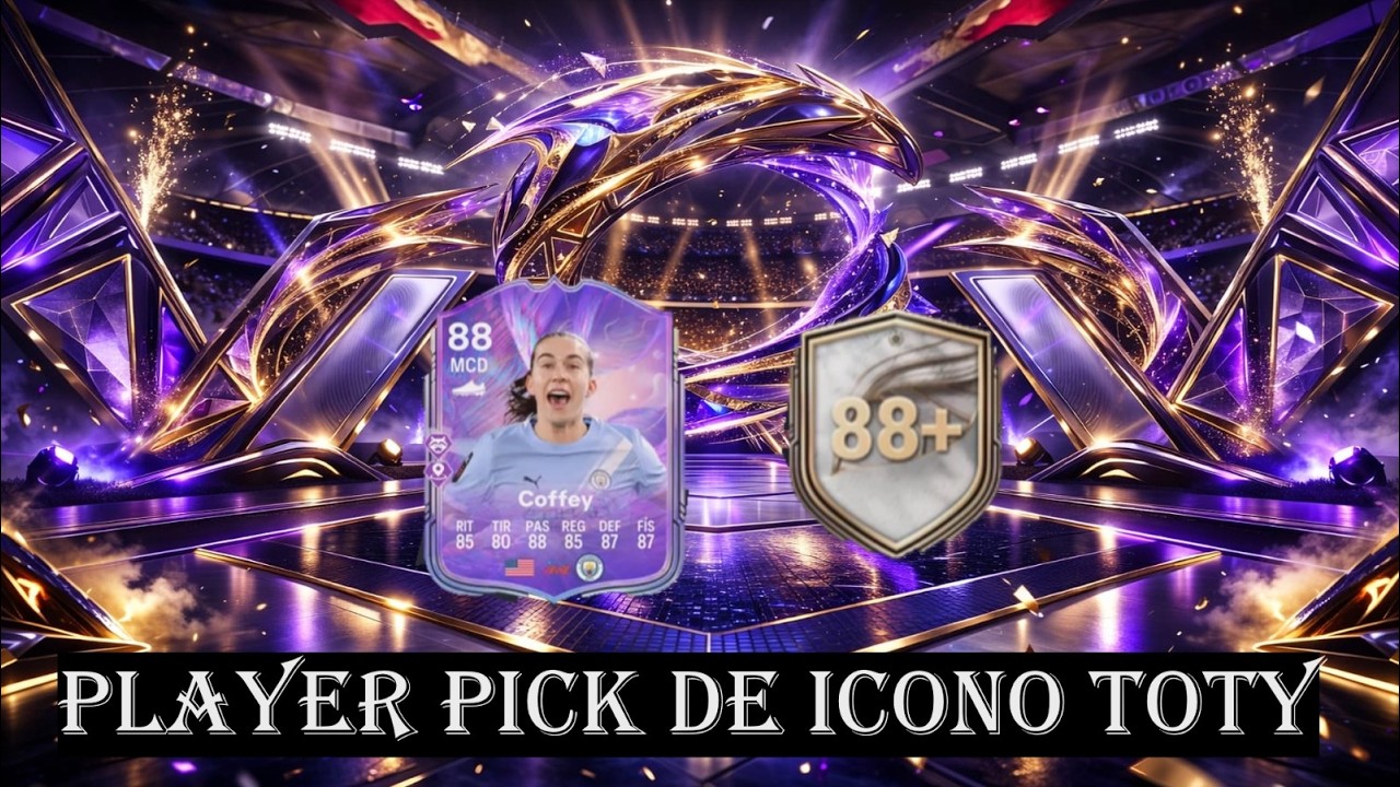 PLAYER PICK CON ICONO TOTY #cr7 #fifa #fifamobile #random #ultimateteam #fifaultimateteam #minecraft