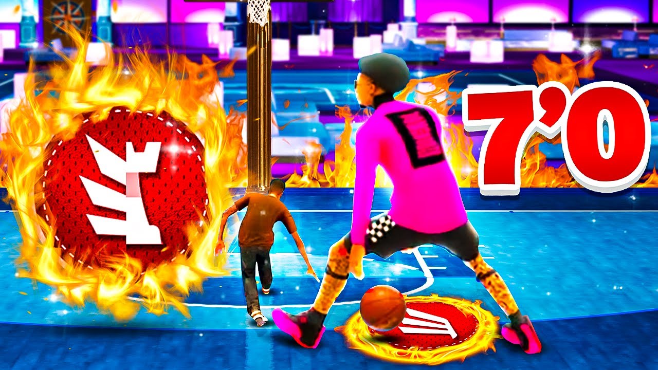 I made a 7 FOOT POINT GUARD and BROKE NBA 2K22