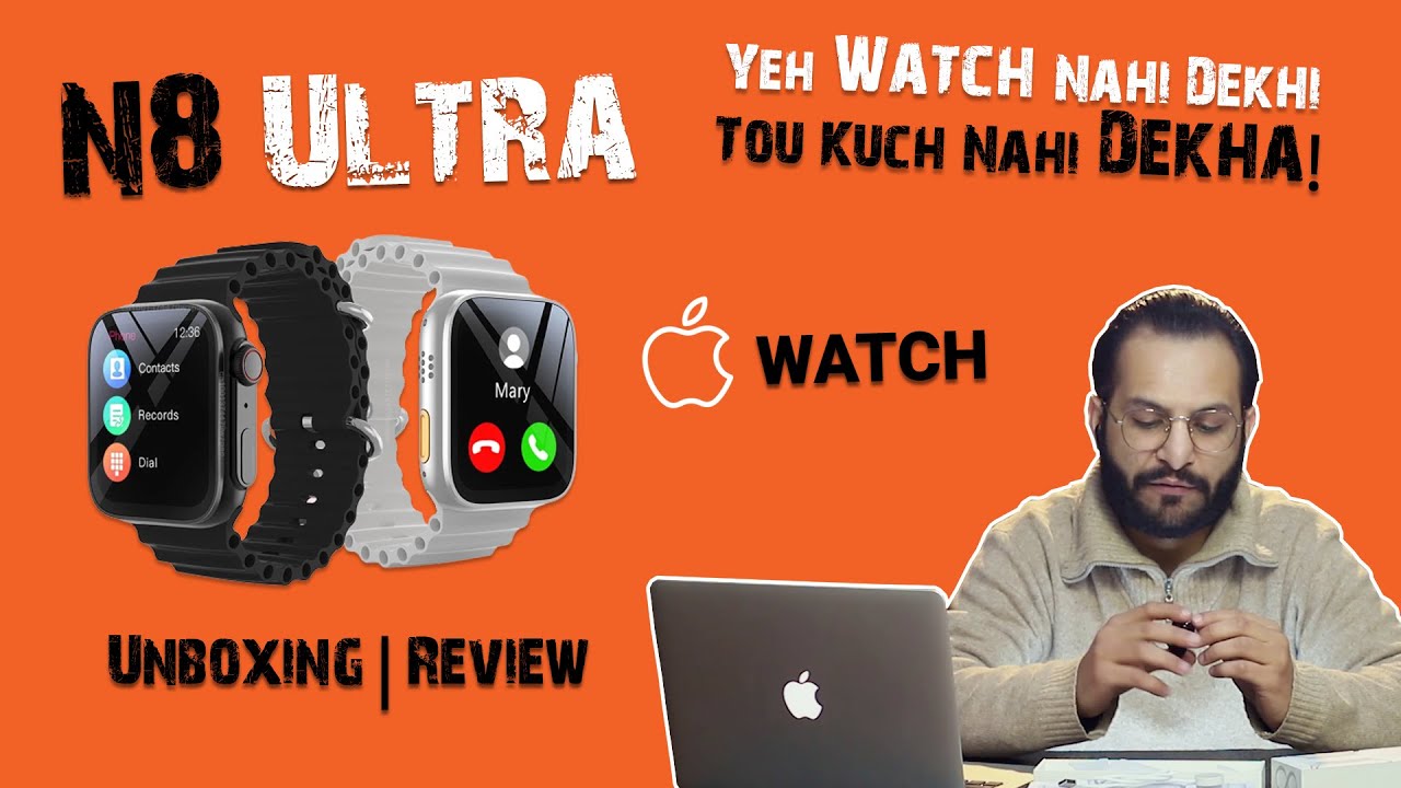 N8 Ultra | N8 Ultra Smartwatch Unboxing | Apple watch Ultra Unboxing #N8Ultra