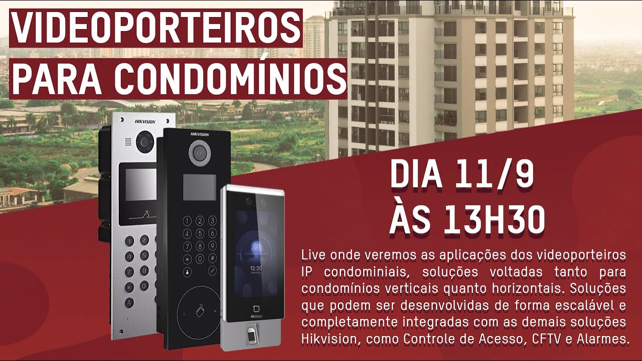 Live Hikvision: Soluções de videoporteiro IP Condominial