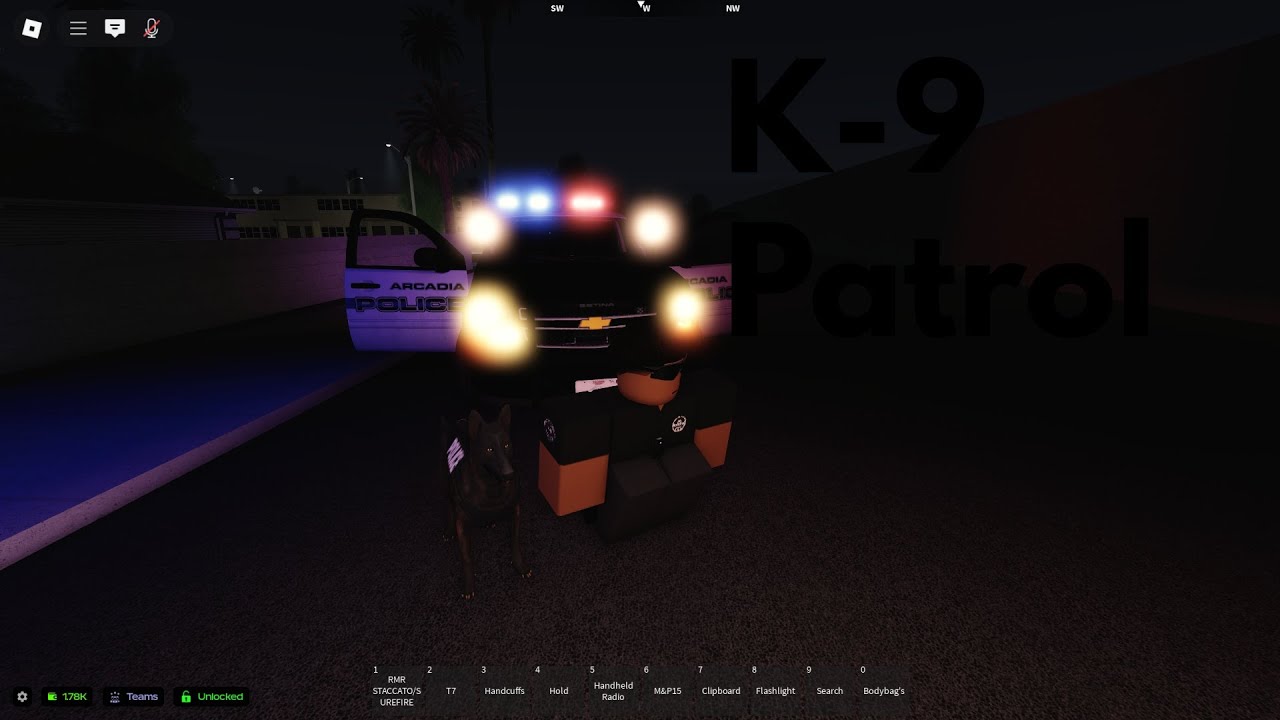 [Roblox] 🌴 [Serious RP] Los Angeles, California.  K-9 Patrol!!!
