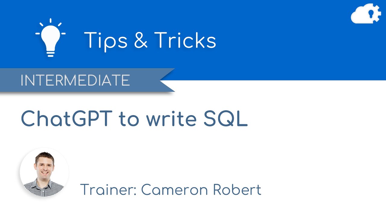 Use ChatGPT to write SQL in Salesforce Marketing Cloud