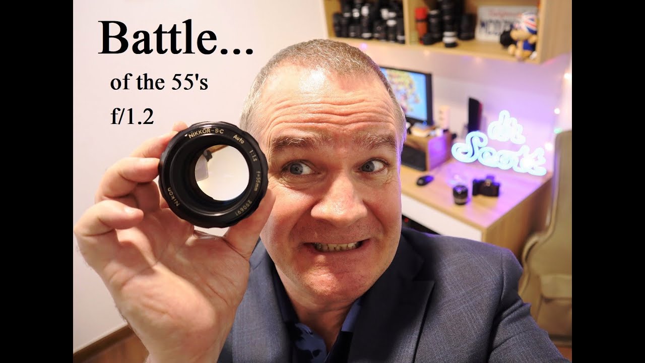 Battle of the 55mm f1.2's between Canon and Nikon circa 1970s!