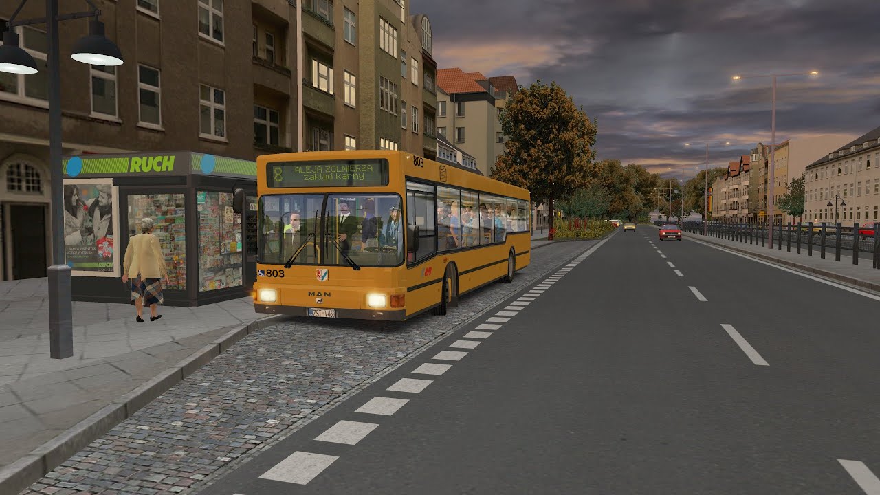 OMSI 2 | MAN NL222 #803 | Na linii 18 vMPK Stargard