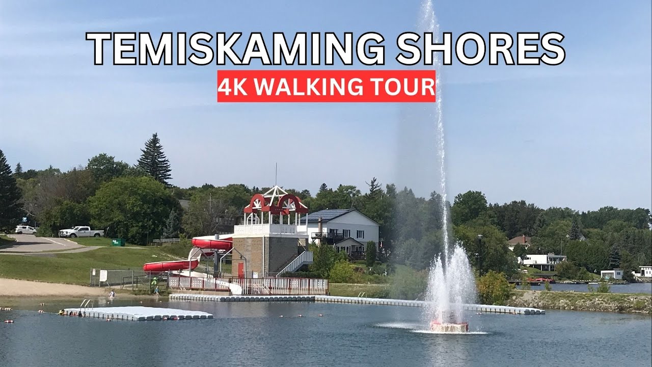 Temiskaming Shores Ontario Canada 4K Waking Tour | Lake Temiskaming | Devil's Rock Hiking Trail