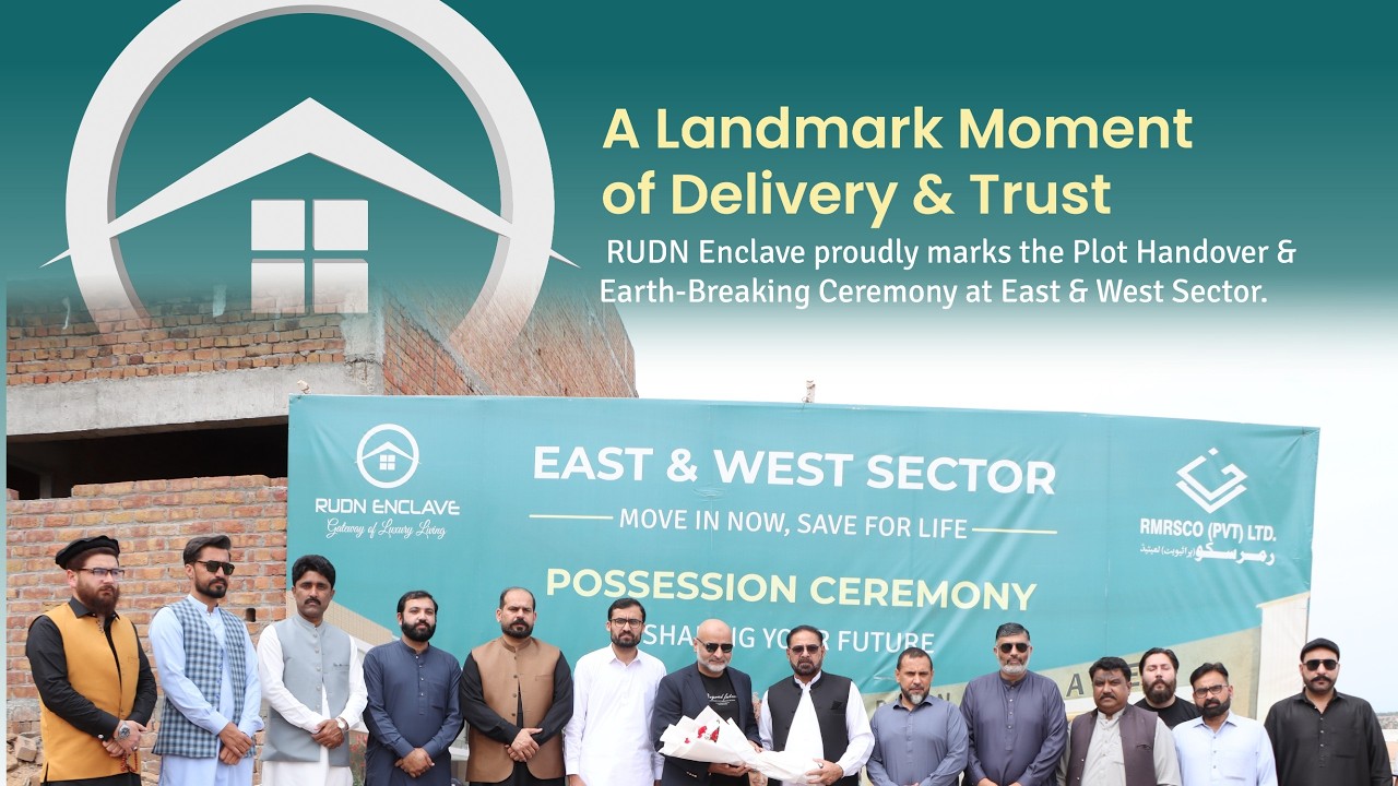 RUDN Enclave proudly marks the Plot Handover & Earth-Breaking Ceremony at East & West Sector