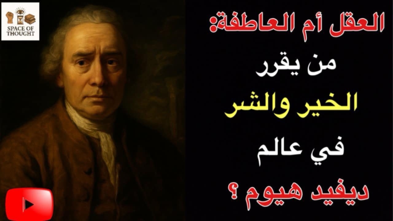 #العقل_أم_العاطفة من يقرر #الخير_والشر في عالم #ديفيد هيوم ؟