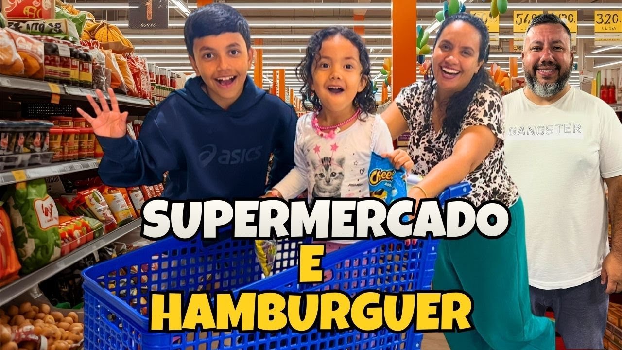Fomos conhecer o novo supermercado GIGANTE da cidade!