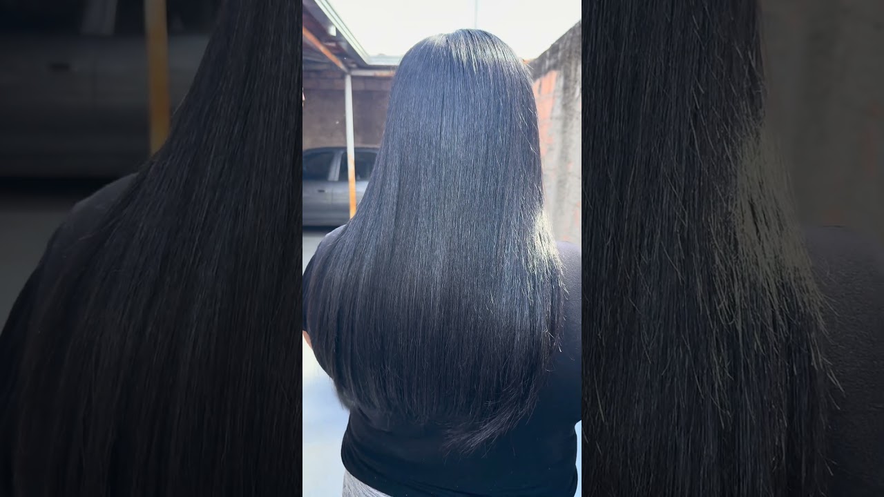 Transforma&ccedil;&atilde;o Progressiva Antes e depois #cabeloalisado #progressiva #cabeloslindo