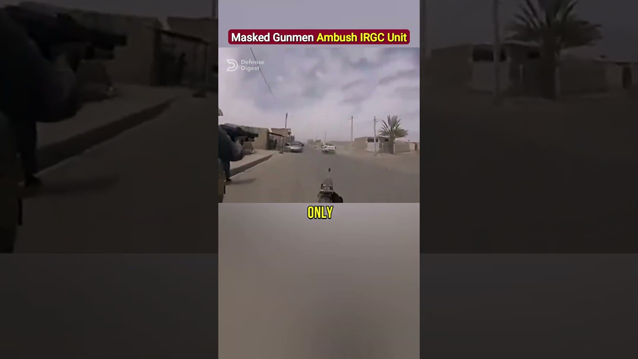 Боевики в масках устроили смертельную засаду на подразделение Корпуса стражей исламской революции!