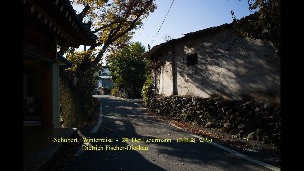 Schubert  :  Winterreise - 24. Der Leiermann (거리의 악사)