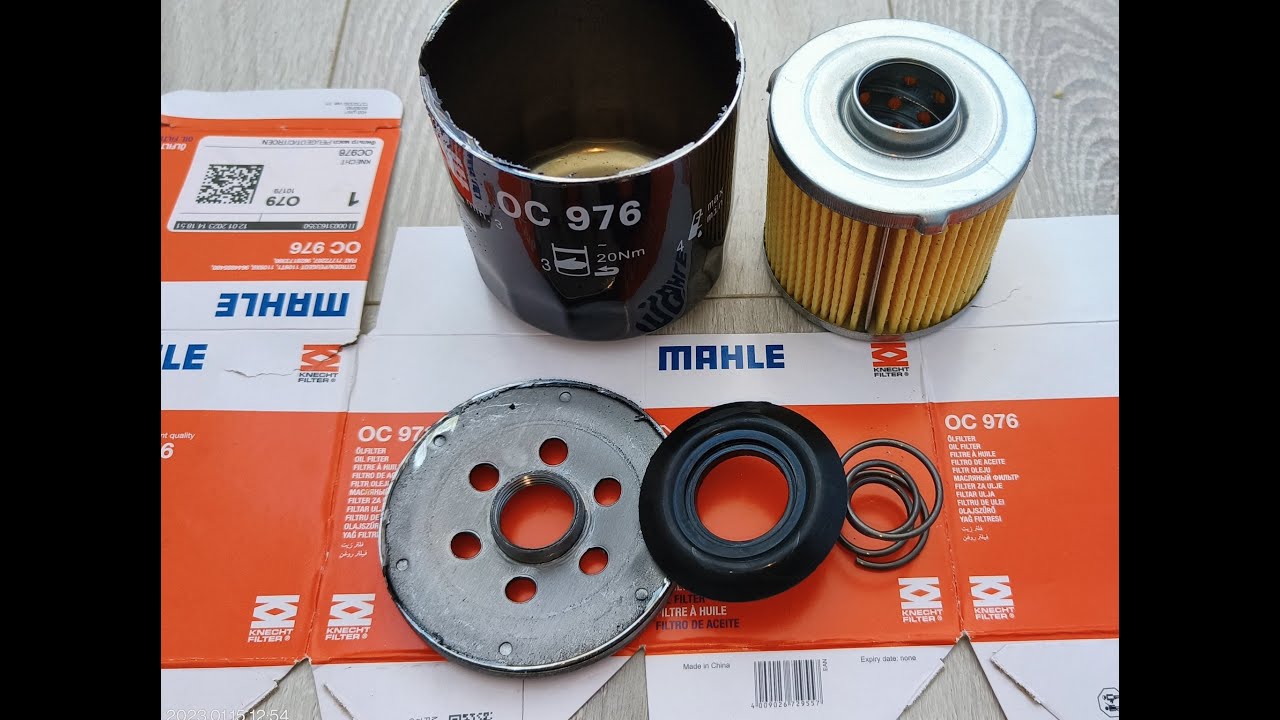 Распил масляного фильтра MAHLE OC976 (China)