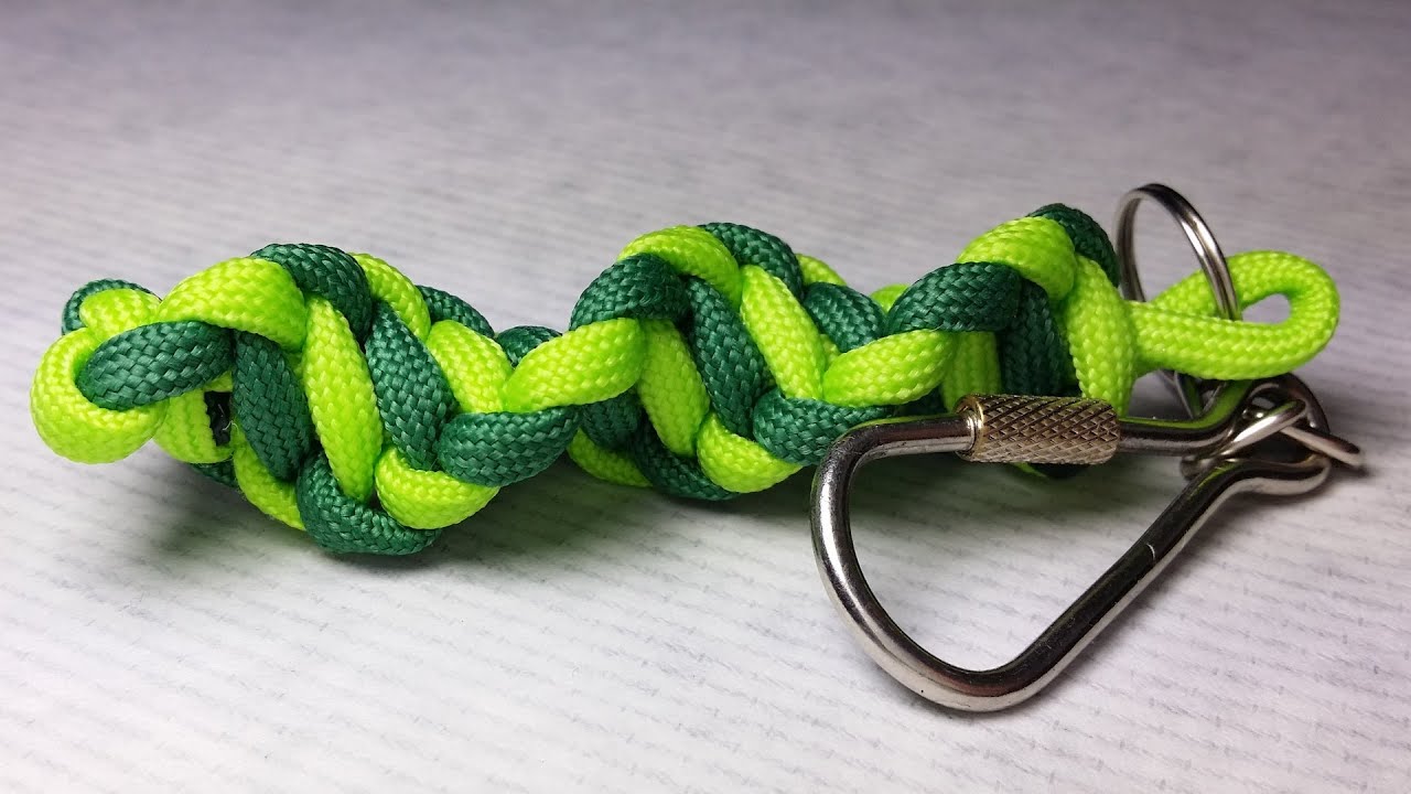 How to make DNA paracord  keychain by ParacordKnots