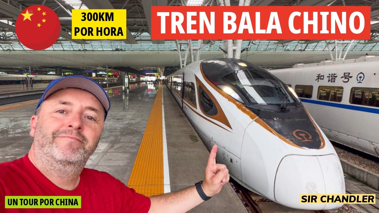 EL TREN BALA CHINO 🚅 🇨🇳: UN VIAJE A MÁS DE 300KM POR HORA DESDE SHANGHAI