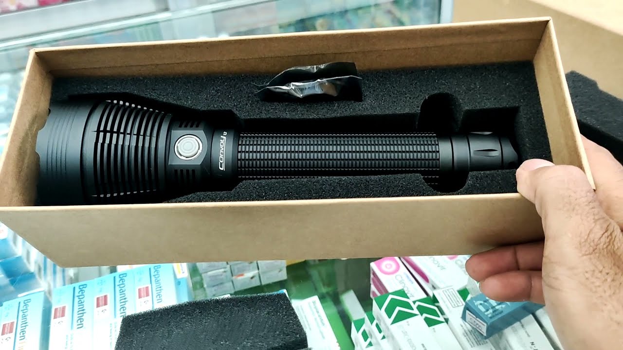 Convoy L7 SBT90 LED 5900LM 1291Meter High Brightness Size Battery 26650 X2   long range