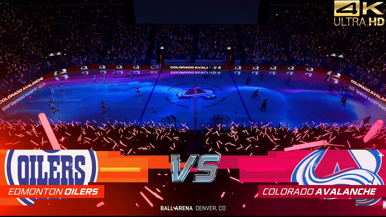 NHL 24 (PS5) Edmonton Oilers vs. Colorado Avalanche [4K ULTRA HD | GODLIKE QUALITY]
