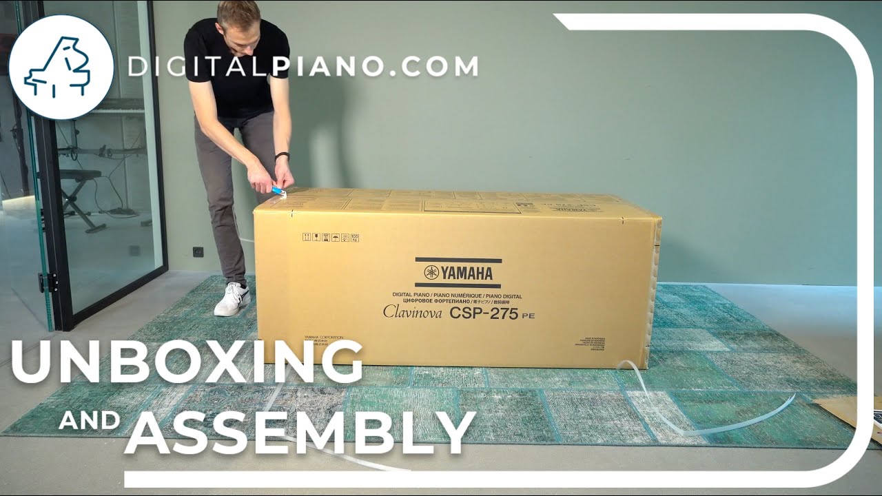 Yamaha Clavinova CSP-275 | Unboxing & Assembly | Digitalpiano.com