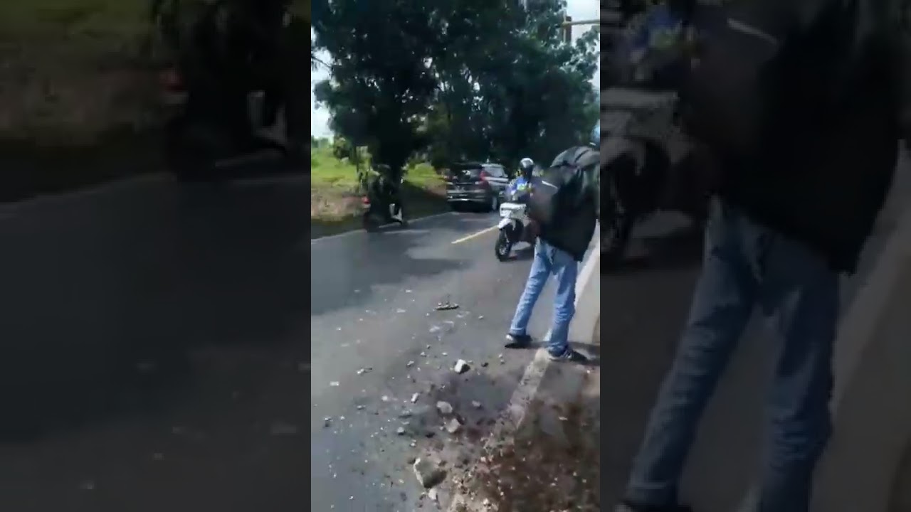 Kecelakaan dekat gunung kayangan