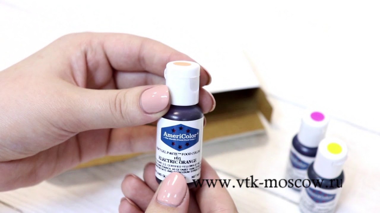0355 Набор гелевых красителей Americolor ELECTRIC COLOR KIT/ 7шт.