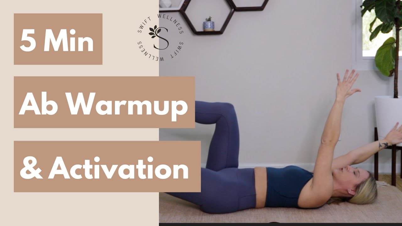 5 Minute CORE AB Activation Warm Up (Before ANY Workout!)