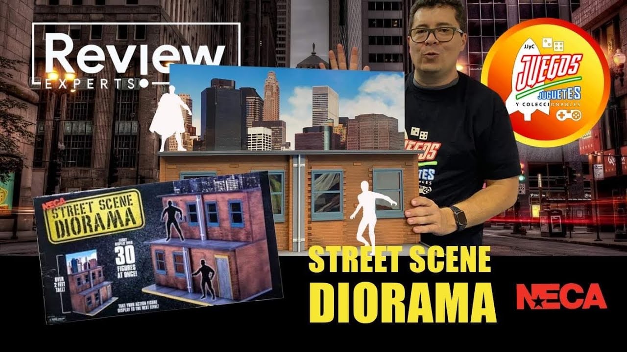 NECA DIORAMA STREET Edificio/Ciudad 😱😱 UNBOXING ► JJyC