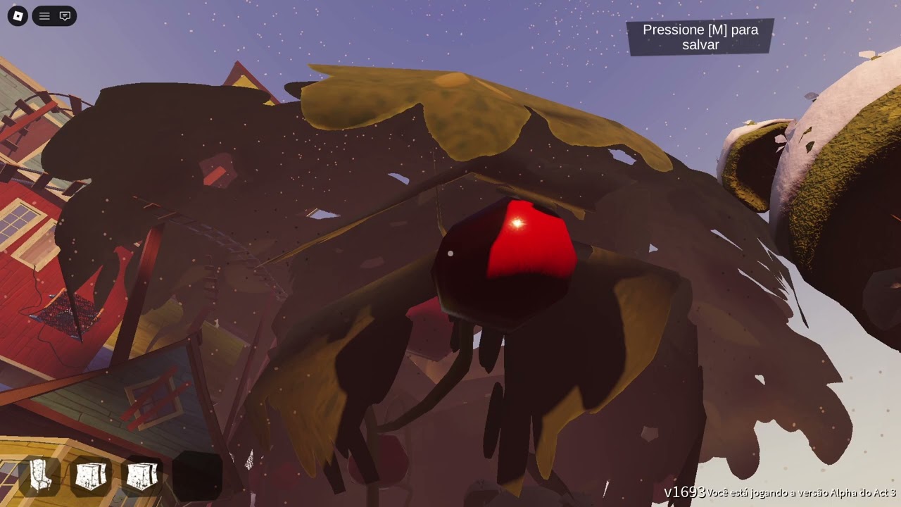 uma planta entrou na casa do vizinho em hello neighbor no roblox