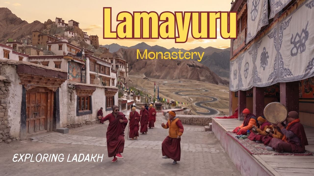 Walking Tour to Explore Lamayuru Monastery #lehladakhtourism #lamayuru #walkingtour #travel #ladakh