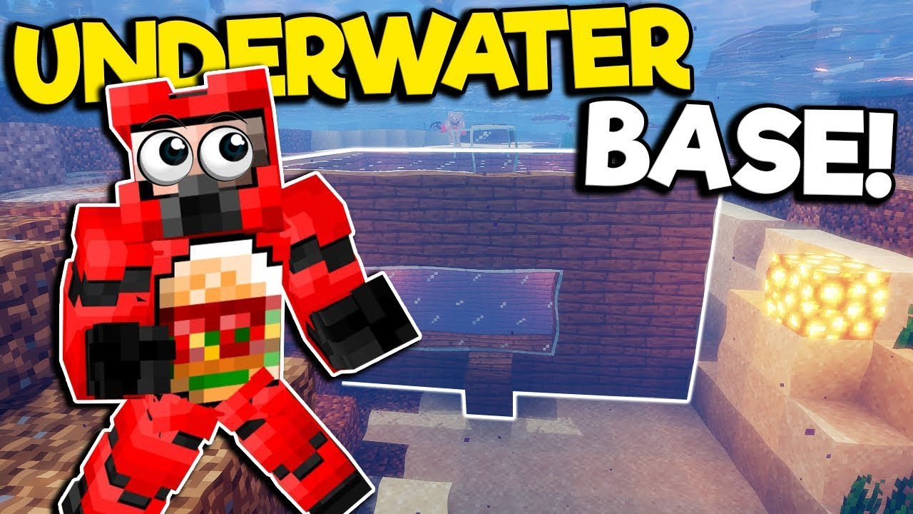 I Helped OB Build an Underwater Base in Minecraft Multiplayer!