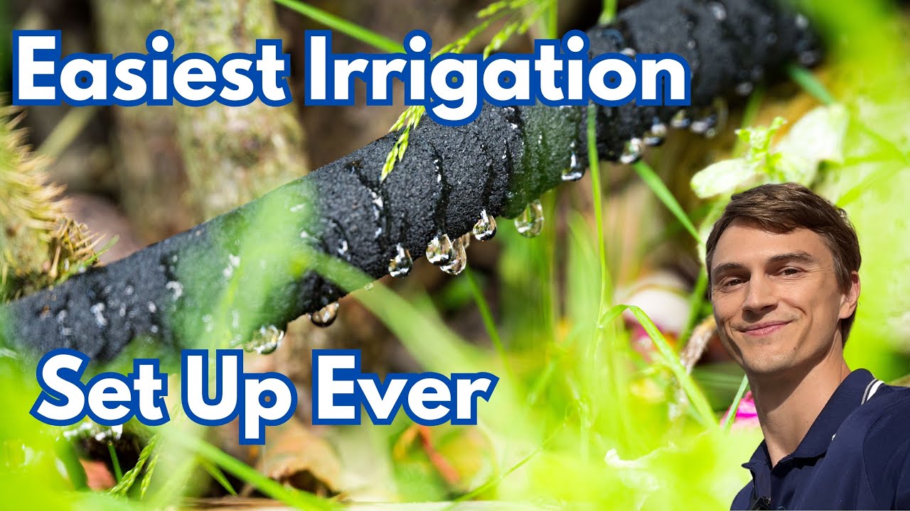 Easy Drip Irrigation Watering System - Soaker Hose - Cheap, Fast, Effective