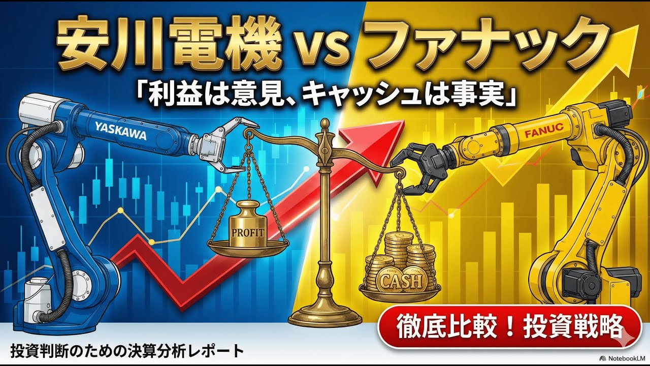 安川電機 vs ファナック 決算比較で暴く「5年後に勝つ企業」の条件