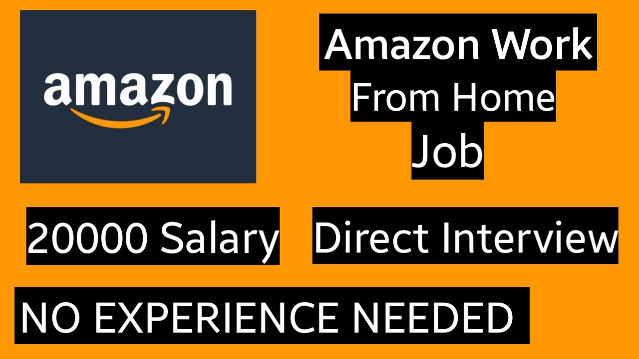 Amazon jobs for freshers 2021 | Work from home Job | Seller support Associates | Amazon Careers |
