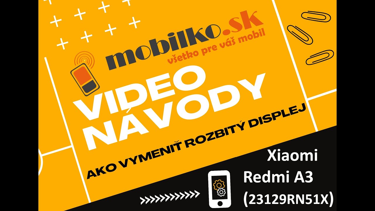 Xiaomi Redmi A3 výmena displeja / Lcd Display Screen Replacement Xiaomi Redmi A3 (23129RN51X)