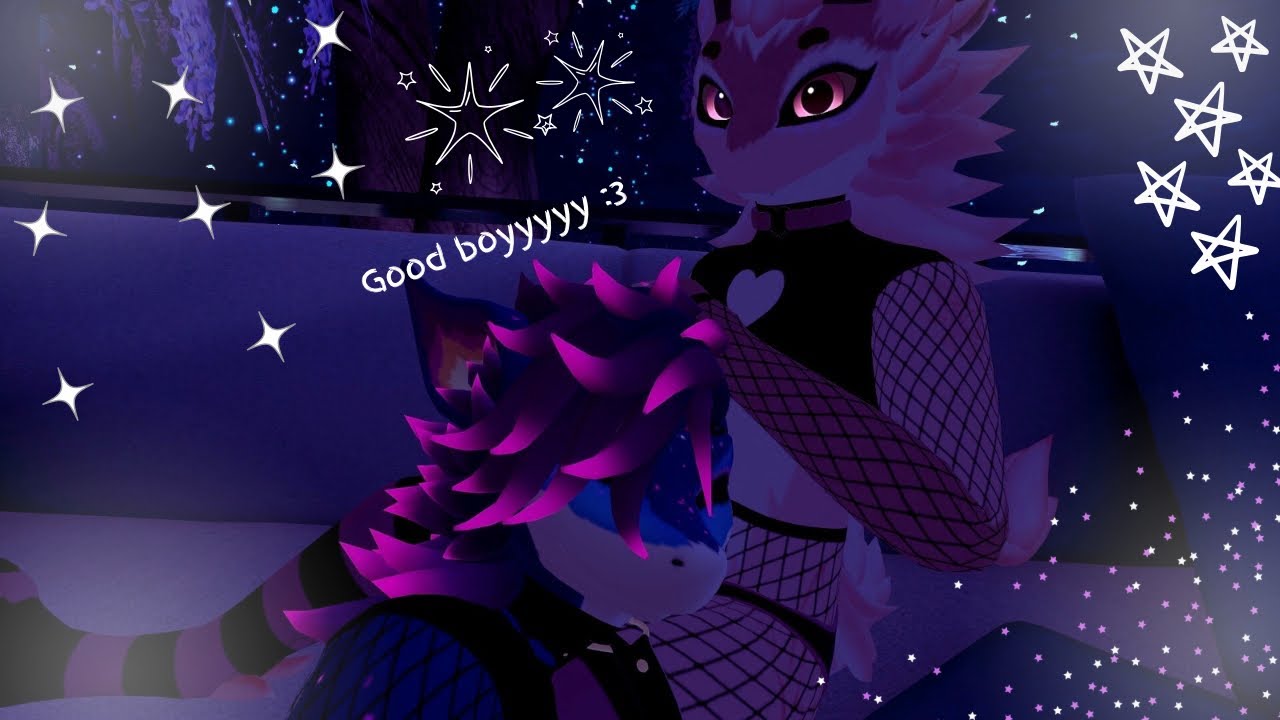 Furry boyfriend pampers his good boys with kisses and affection (Furry ASMR brushing sounds)