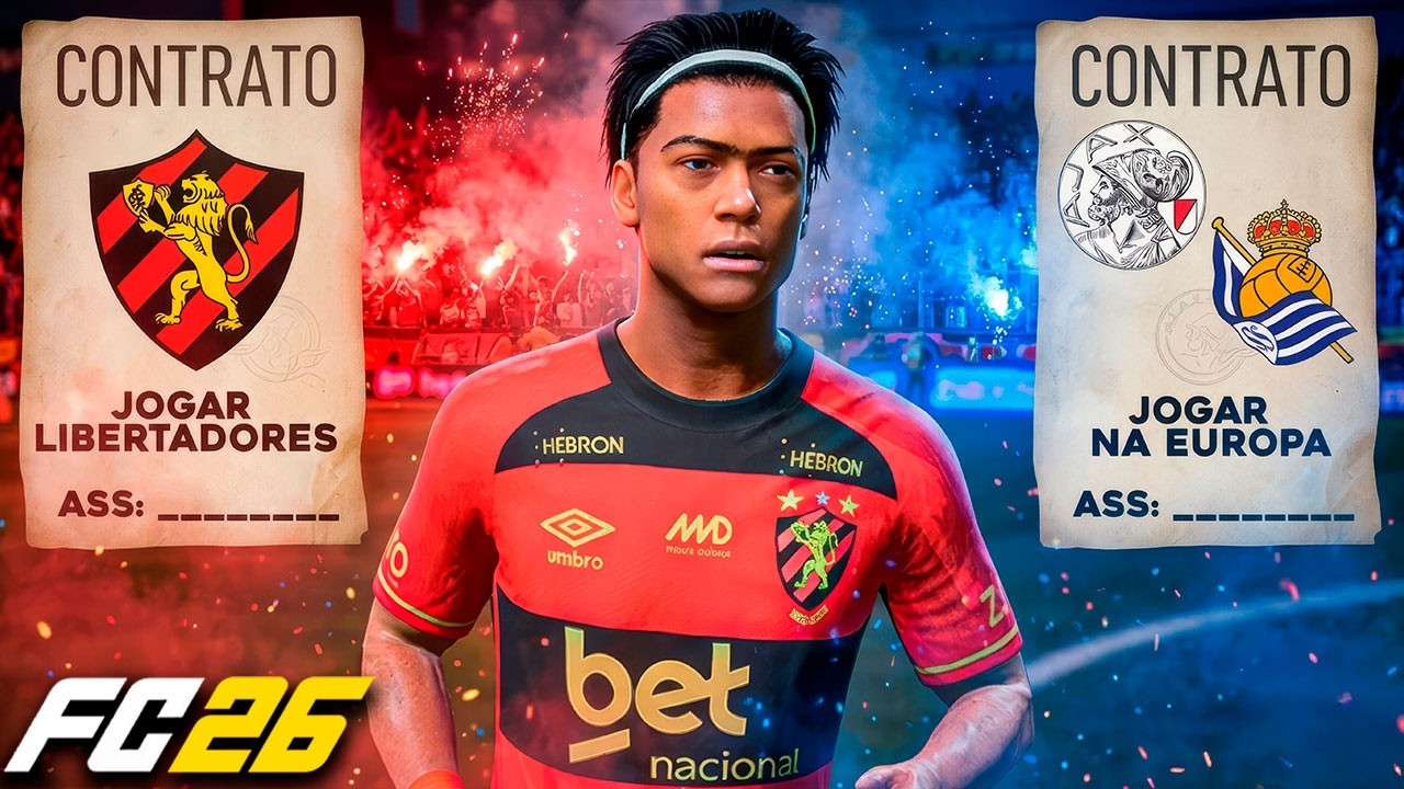CAIO RECEBEU PROPOSTAS DA EUROPA! ACEITA ou FICA? | EA FC 26 Modo Carreira Jogador EP 01 | TEMP. 3