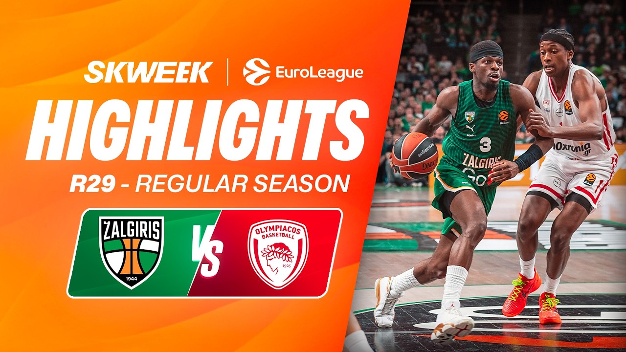 ZALGIRIS KAUNAS / OLYMPIACOS - EuroLeague Highlights R29