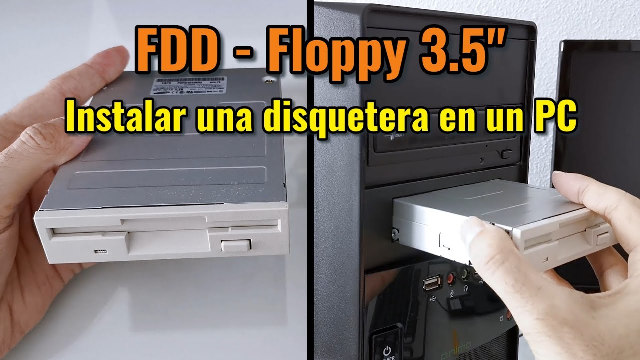 Instalar una disquetera (floppy | FDD) de 3.5