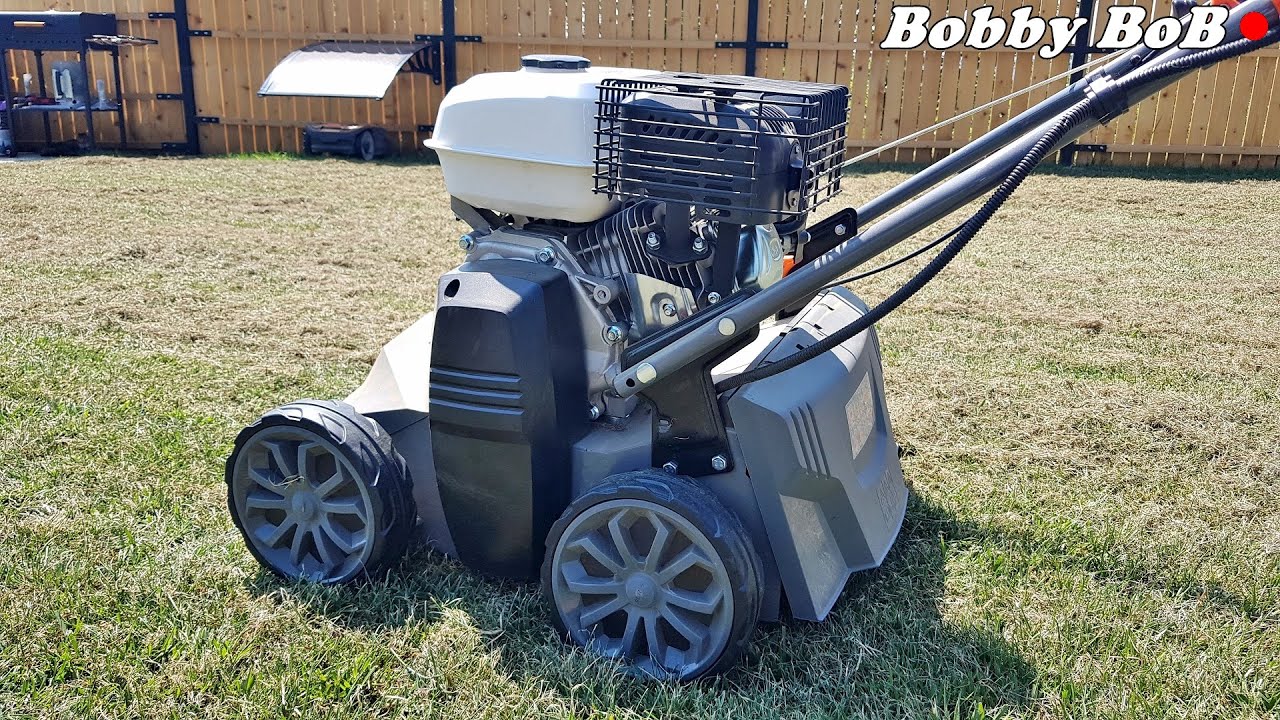 Scarificatorul Ruris RXH999 cu tambur cu sarme - am aerat gazonul
