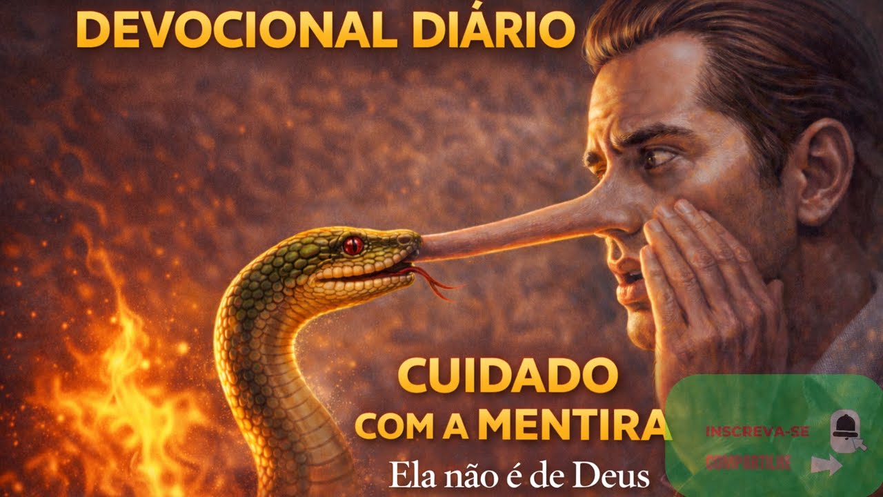 Devocional Diário | Deus e Eu - Cuidado com a Mentira ela não é de Deus!
