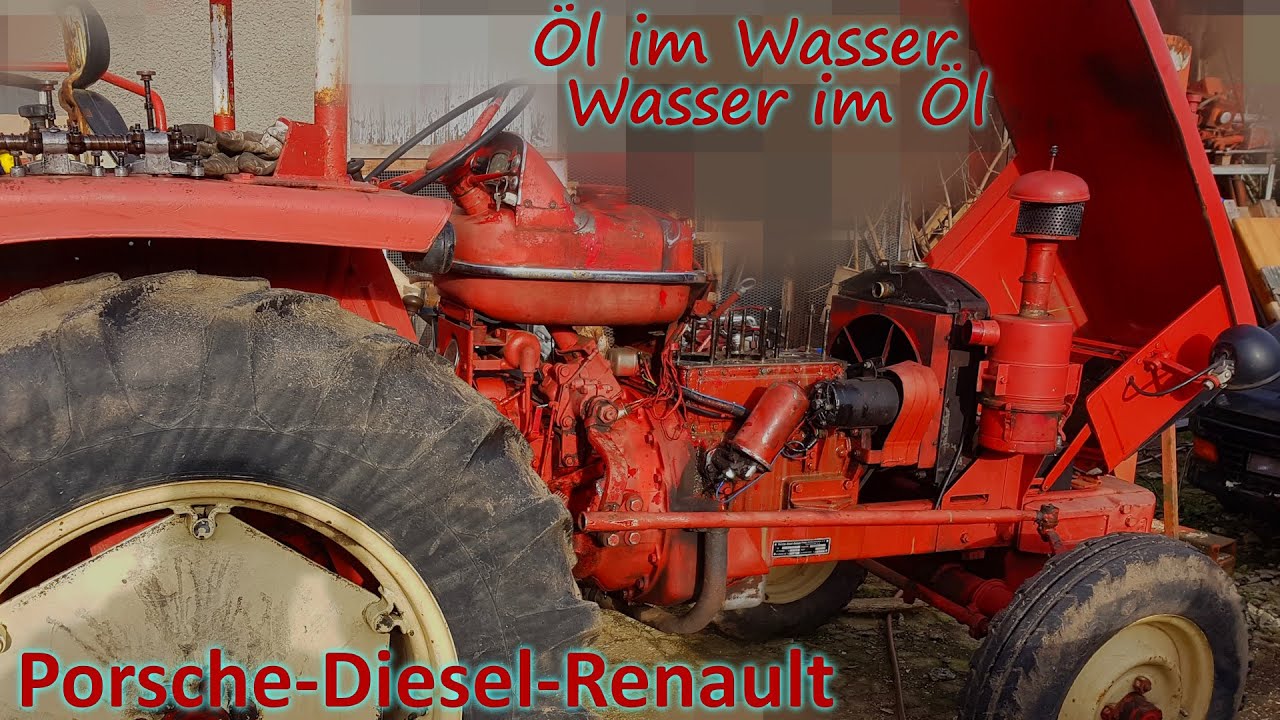 Wasser&Öl vermischt - Porsche Diesel Renault - R7054 | 592-30 Alfa